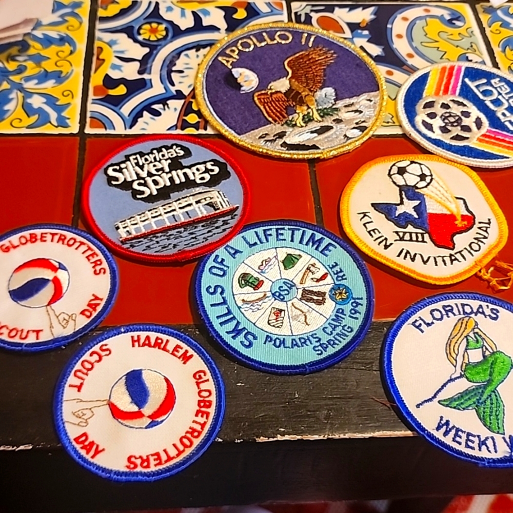 13 Vintage Early 80s Early 90s Patches